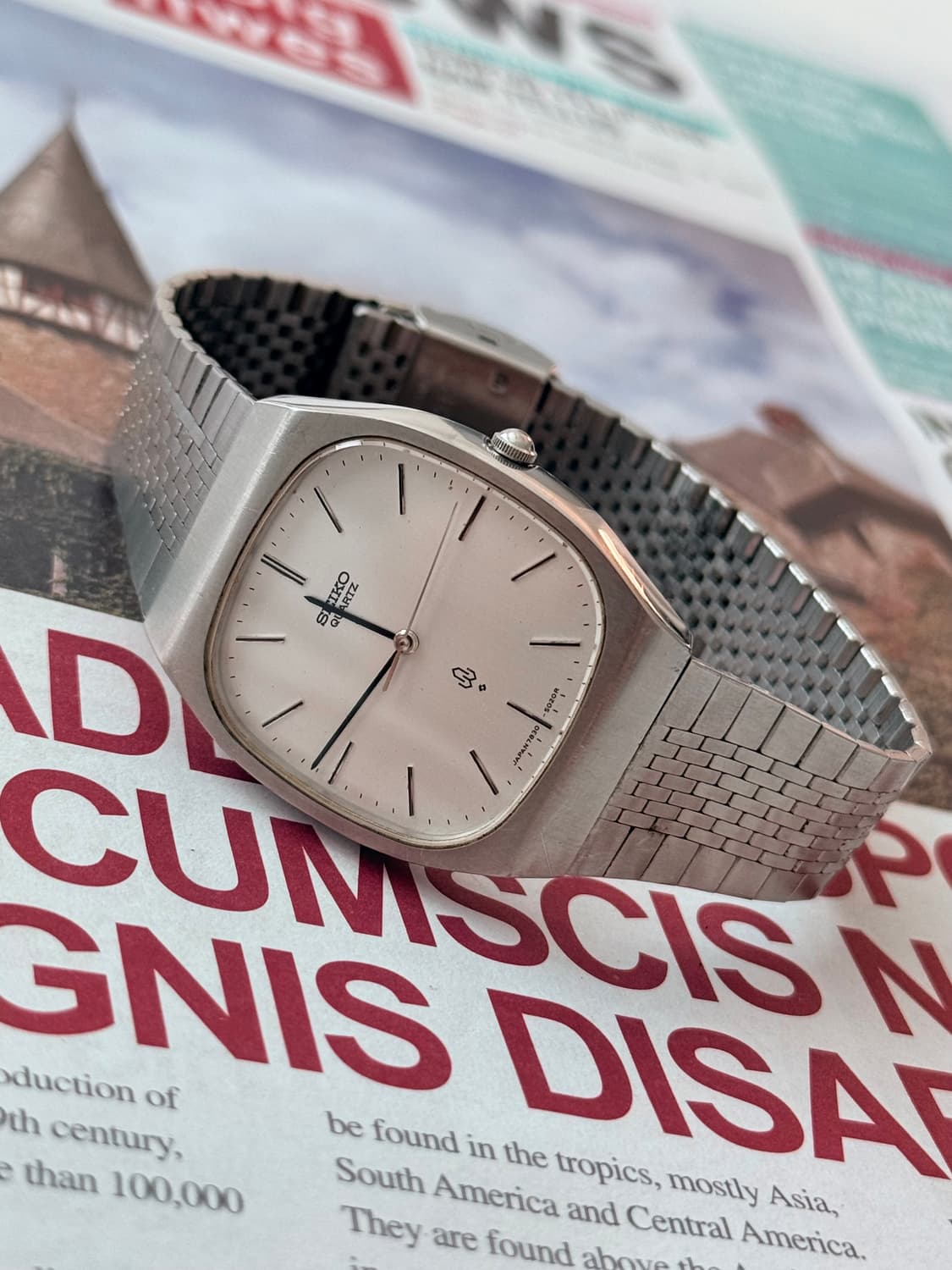 Seiko 세이코 쿼츠 스퀘어 1988 상품이미지4