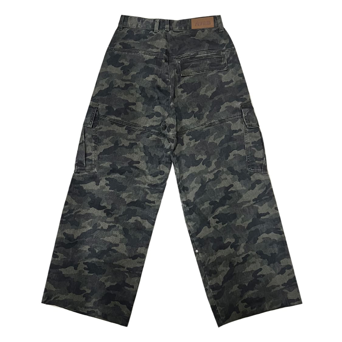 어반드레스 사이드 빅 카고 밀리터리 와이드 카모 팬츠 XS 상품이미지3