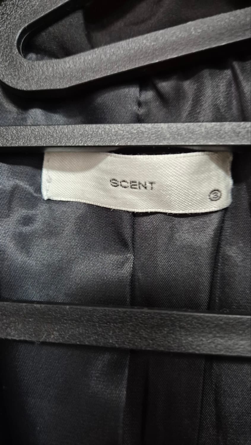 SCENT 블랙 더블 남자 트렌치롱 코트  상품이미지3