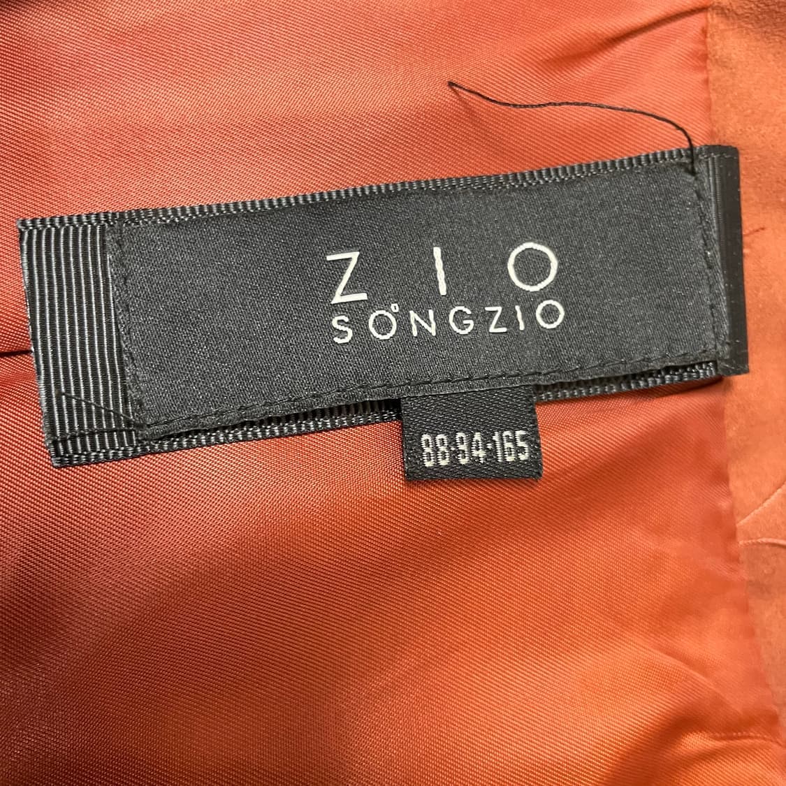 지오송지오 레드브라운 스웨이드 조끼 베스트 원피스 상품이미지5