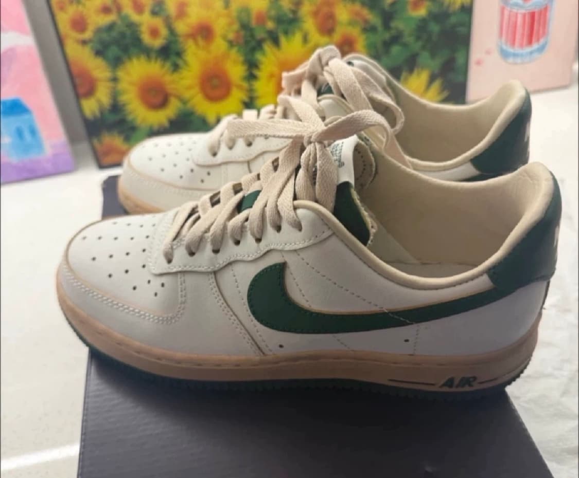 (W) 나이키 에어포스 1 로우 골지 그린 상품이미지4