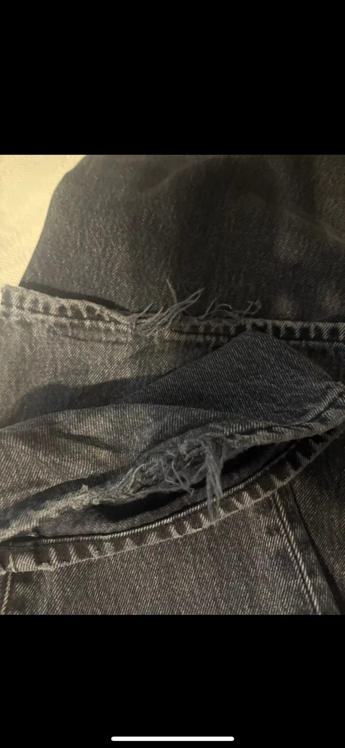 [32] 슈프림 배기진 블랙 22FW 상품이미지2