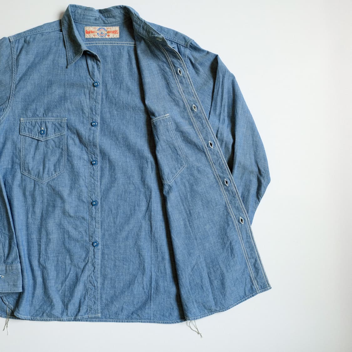 리얼맥코이 USN 샴브레이셔츠 17(100-105) 상품이미지8