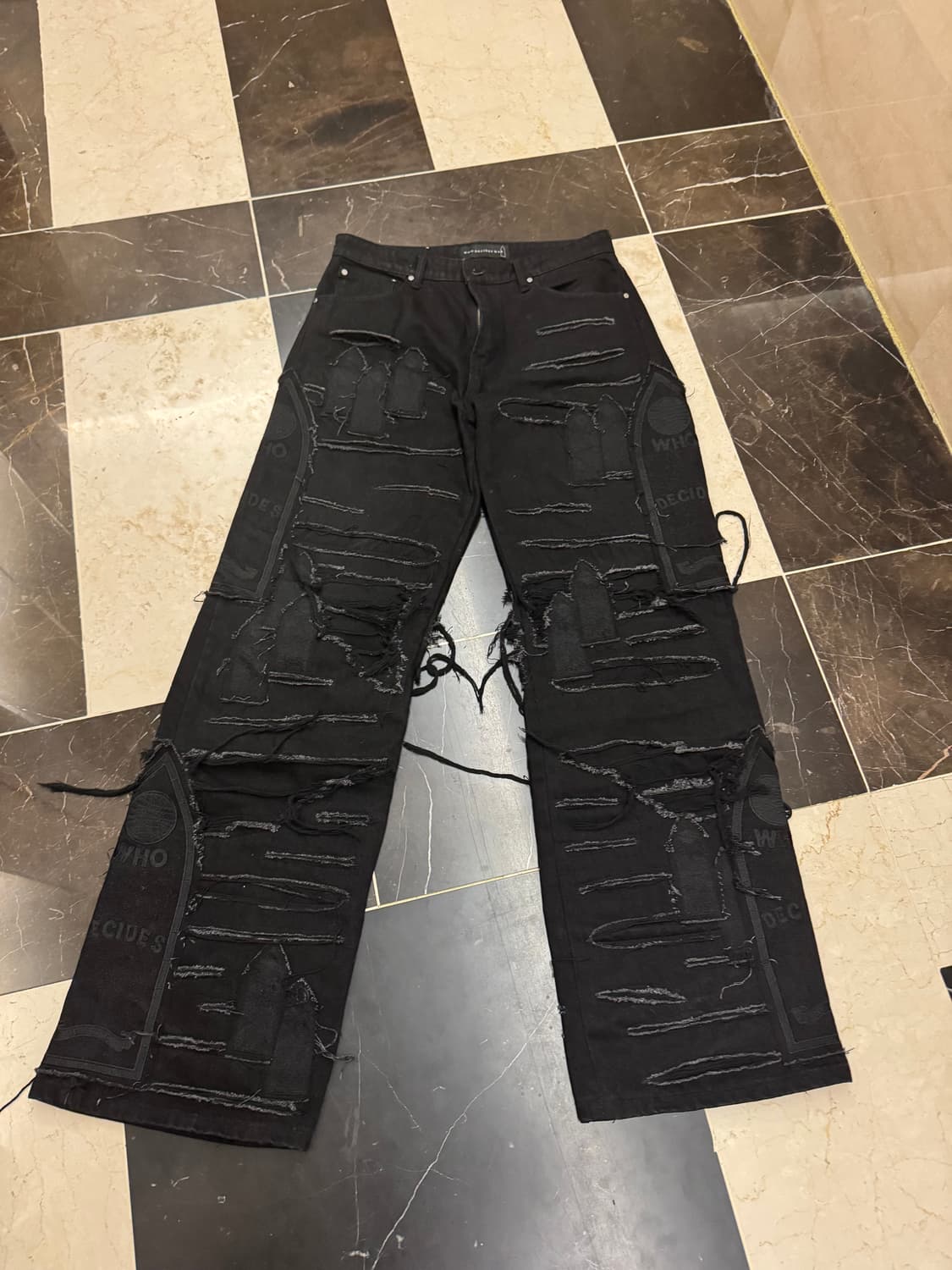 후디사이즈워 바지 32 who decides war denim 상품이미지1