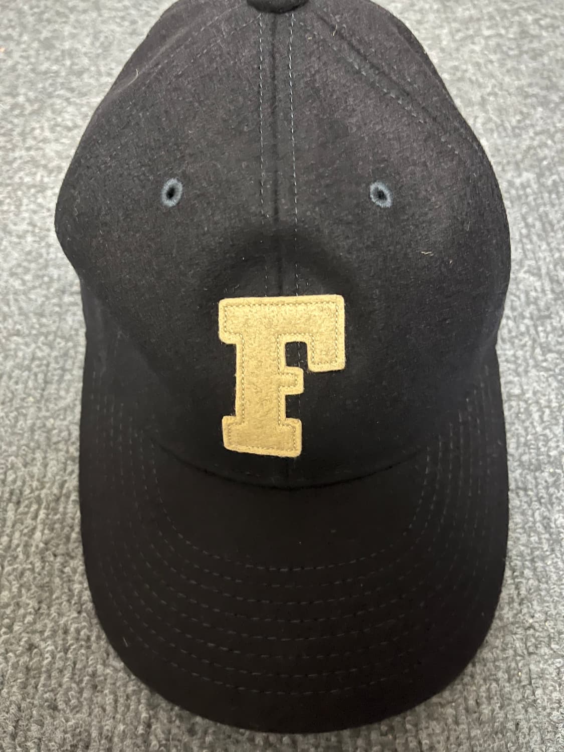 [새제품] 풀카운트 울 플란넬 F 패치 볼캡 상품이미지1