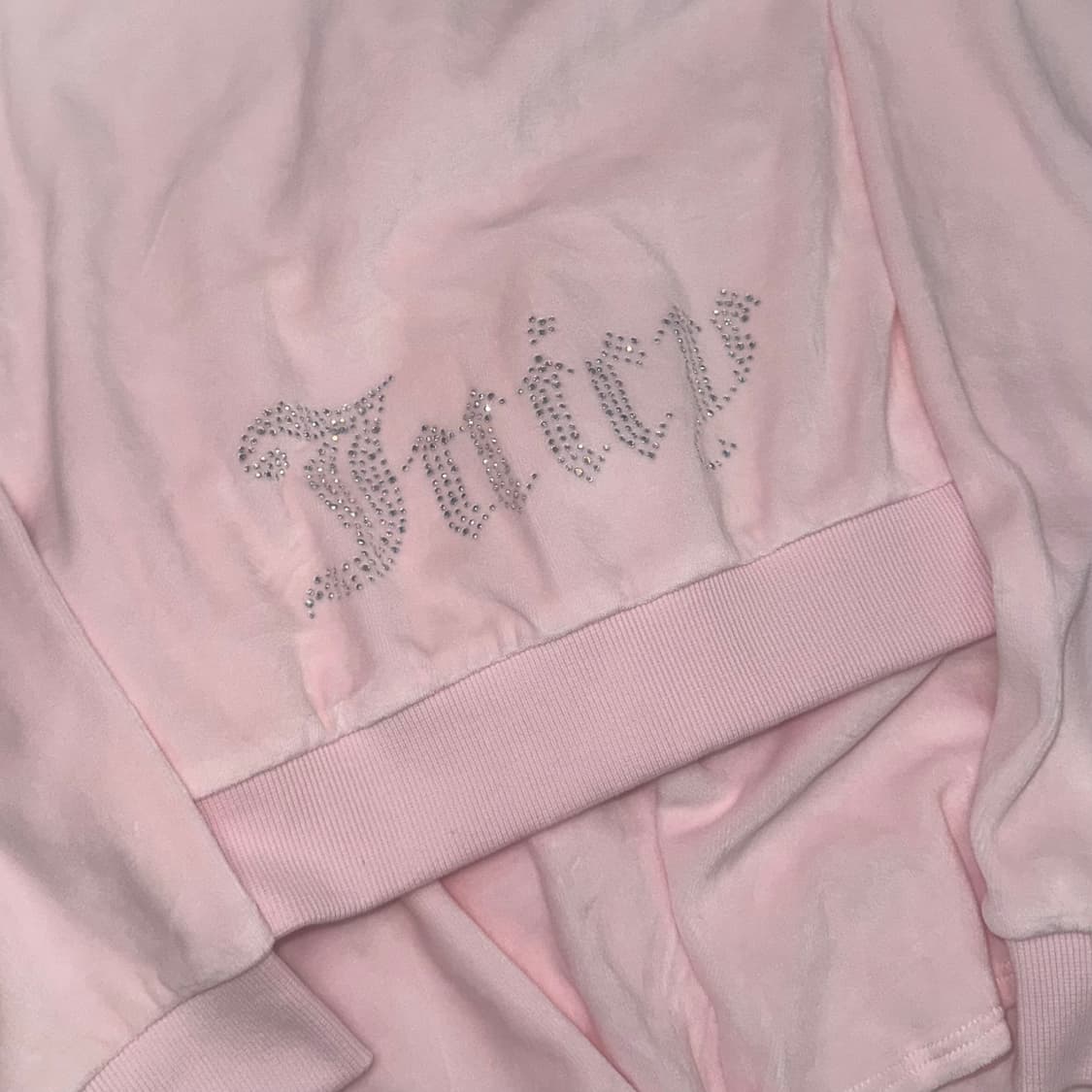 쥬시꾸뛰르 벨루어 핑크 셋업 상품이미지7