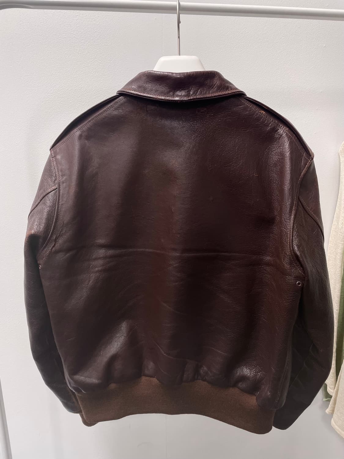 구 리얼맥코이 말가죽 a-2 플라이트 자켓 상품이미지2