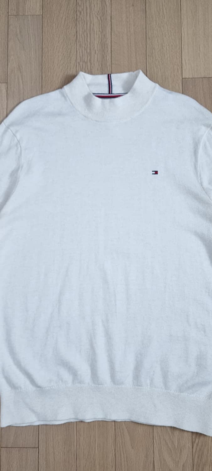 타미힐피거 피마코튼 캐시미어5% 반폴라 니트 L _ 남성 상품이미지3