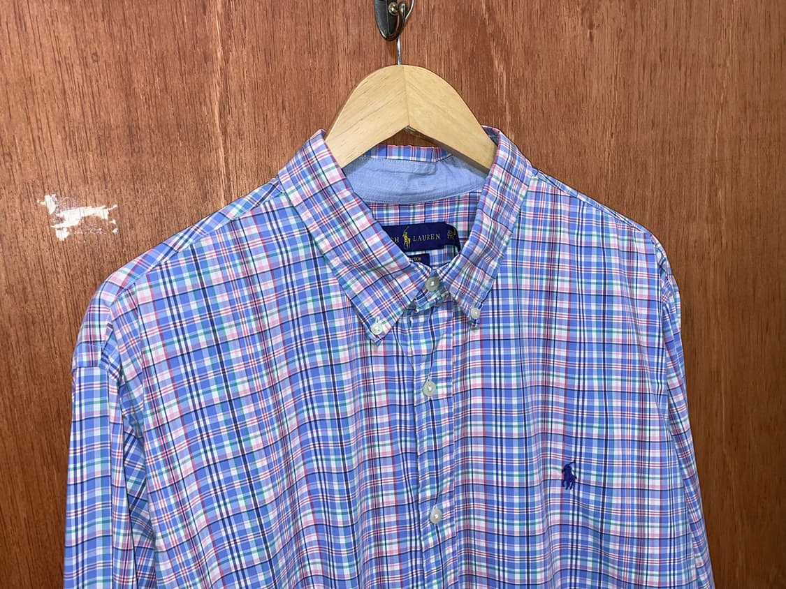 (2XL) POLO 폴로 랄프로렌 체크 셔츠 상품이미지2
