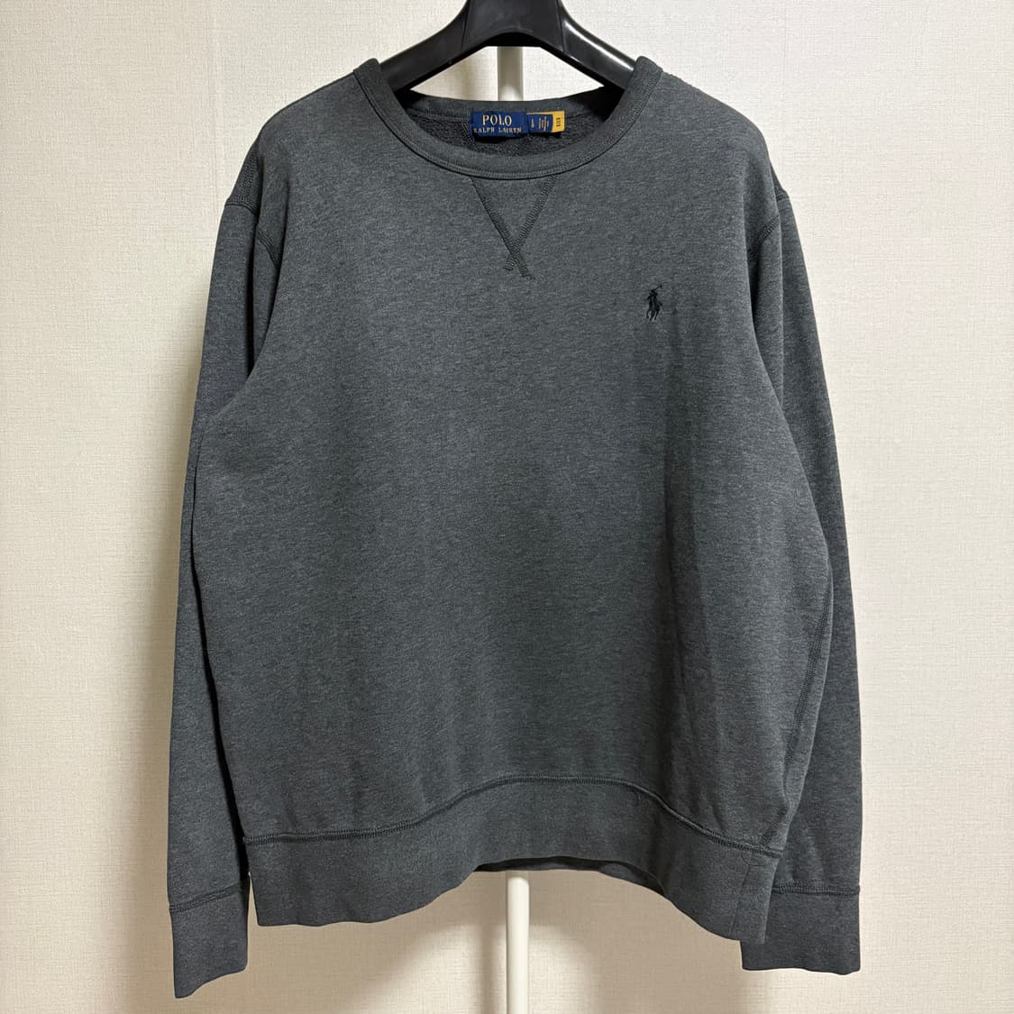 폴로 랄프로렌 기모 스웻셔츠 맨투맨 / 차콜, L 상품이미지1