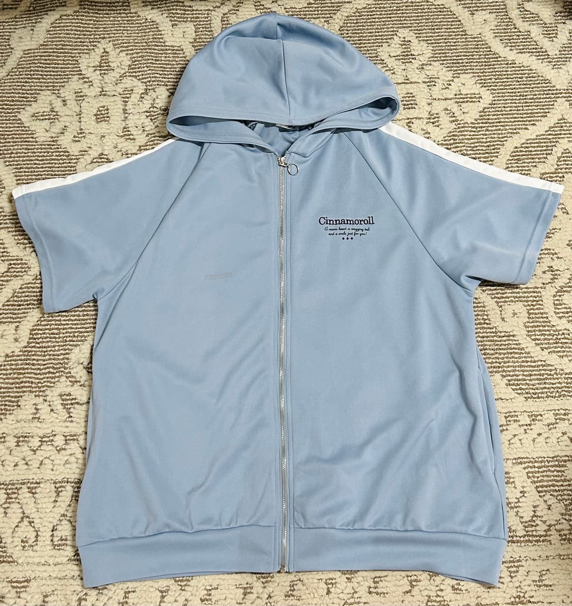 산리오 시나모롤 반팔 후드집업 키치 러블리 상품이미지2