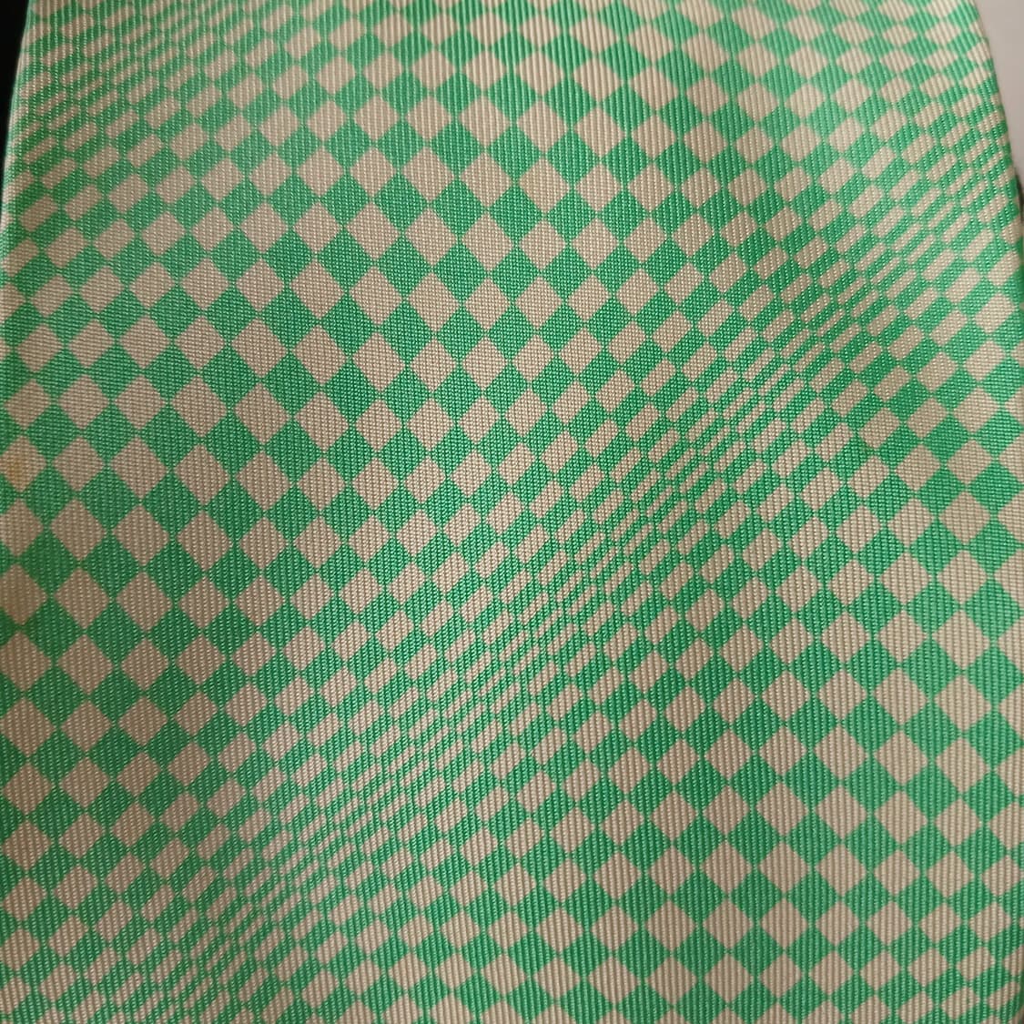 지아니 베르사체 실크 민트 체크 넥타이 10.2cm B등급 A18802
 상품이미지9