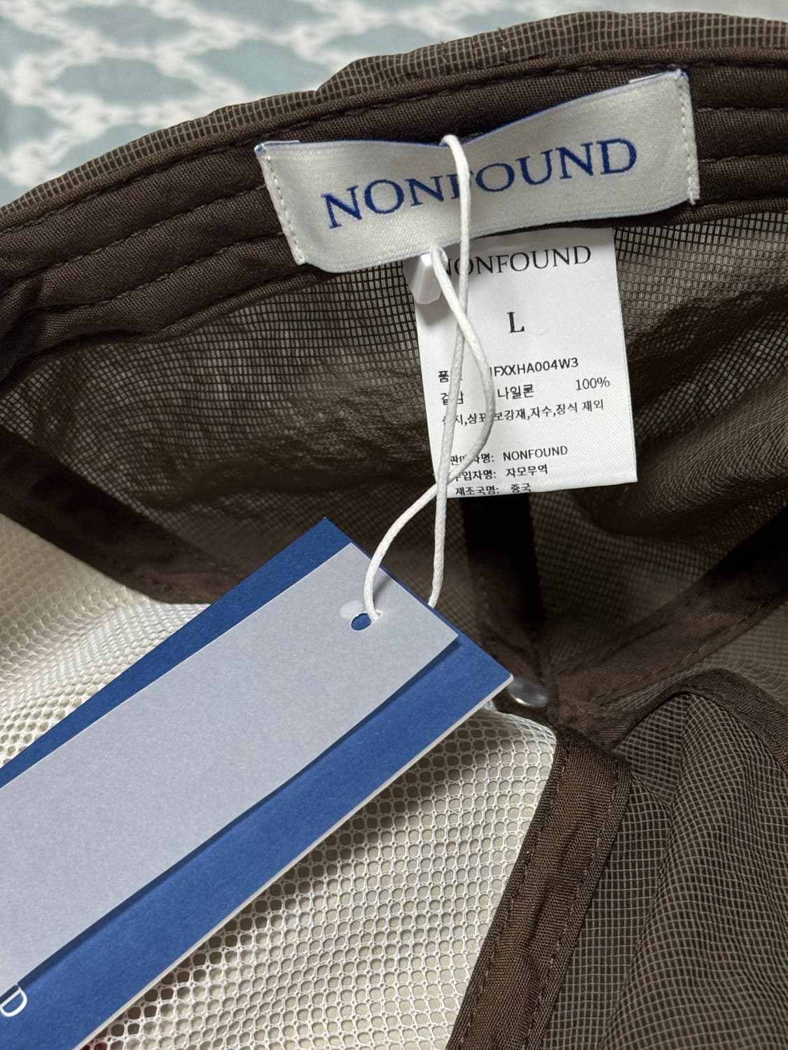 [새상품] 논파운드 라이트 메쉬 런 볼캡 [브라운] / L사이즈 팝니다  상품이미지2