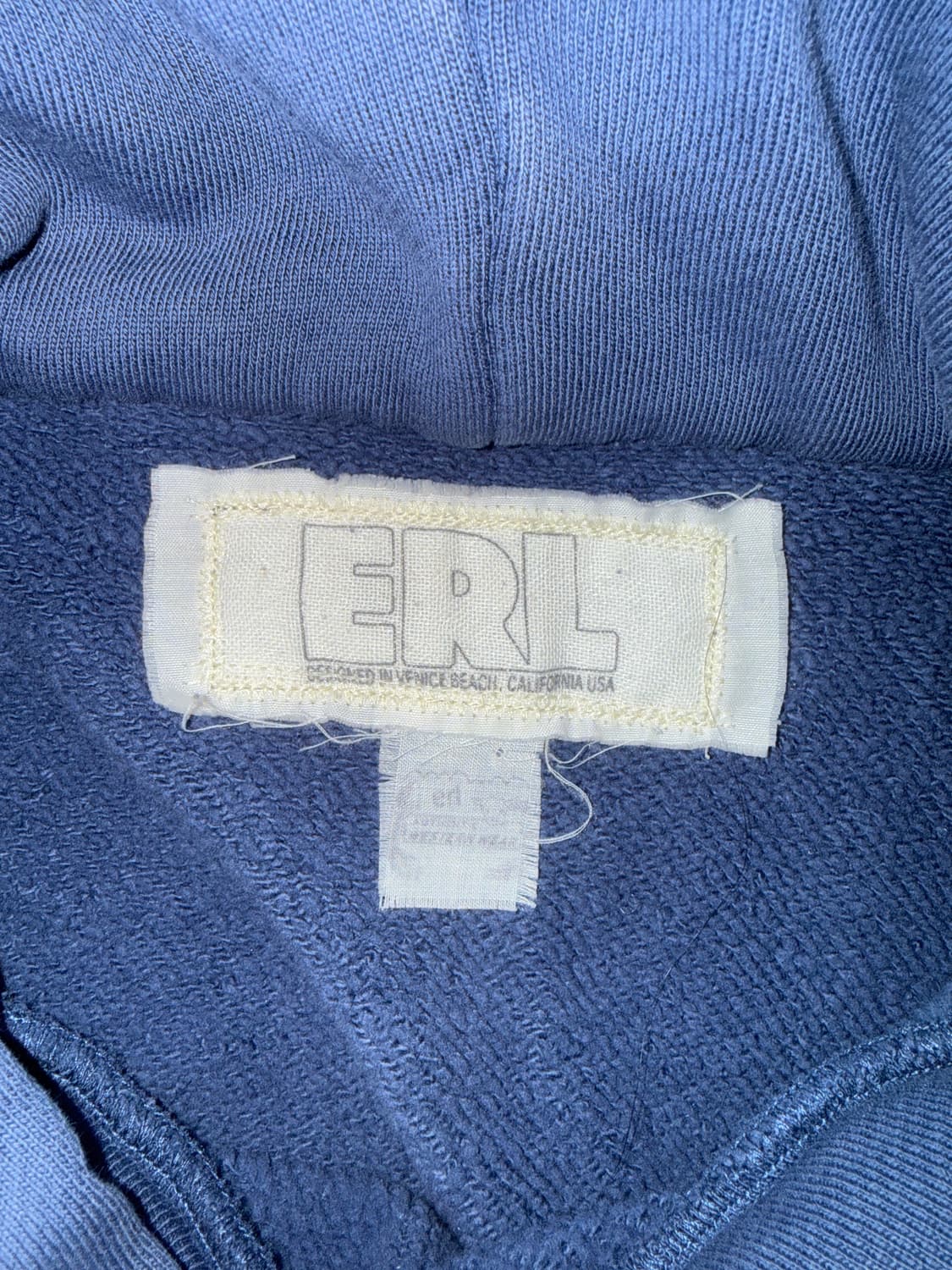 ERL 클래식 스월 후디 블루 XL 상품이미지3