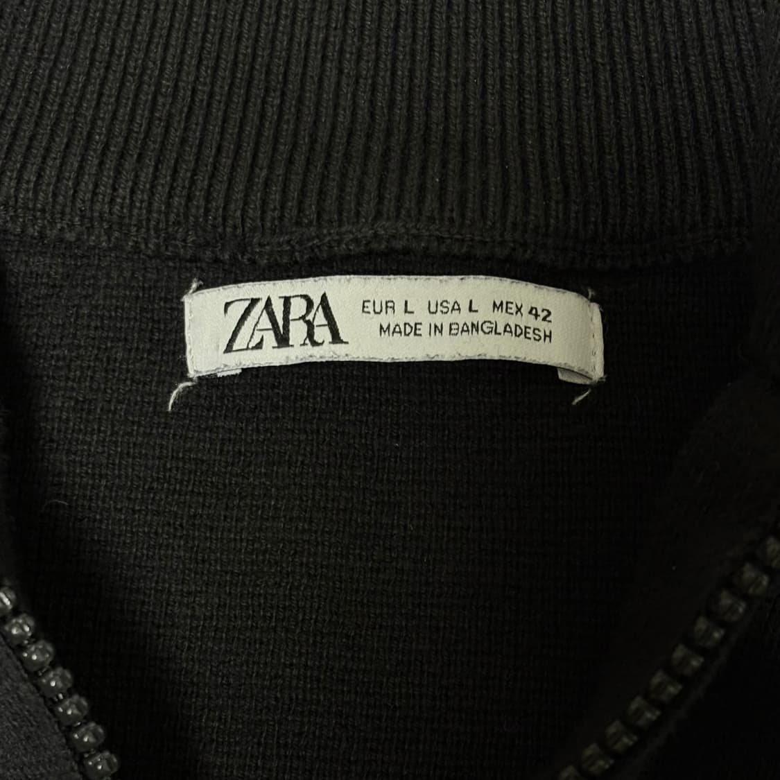 [L] 자라 반집업 스웻셔츠 상품이미지2