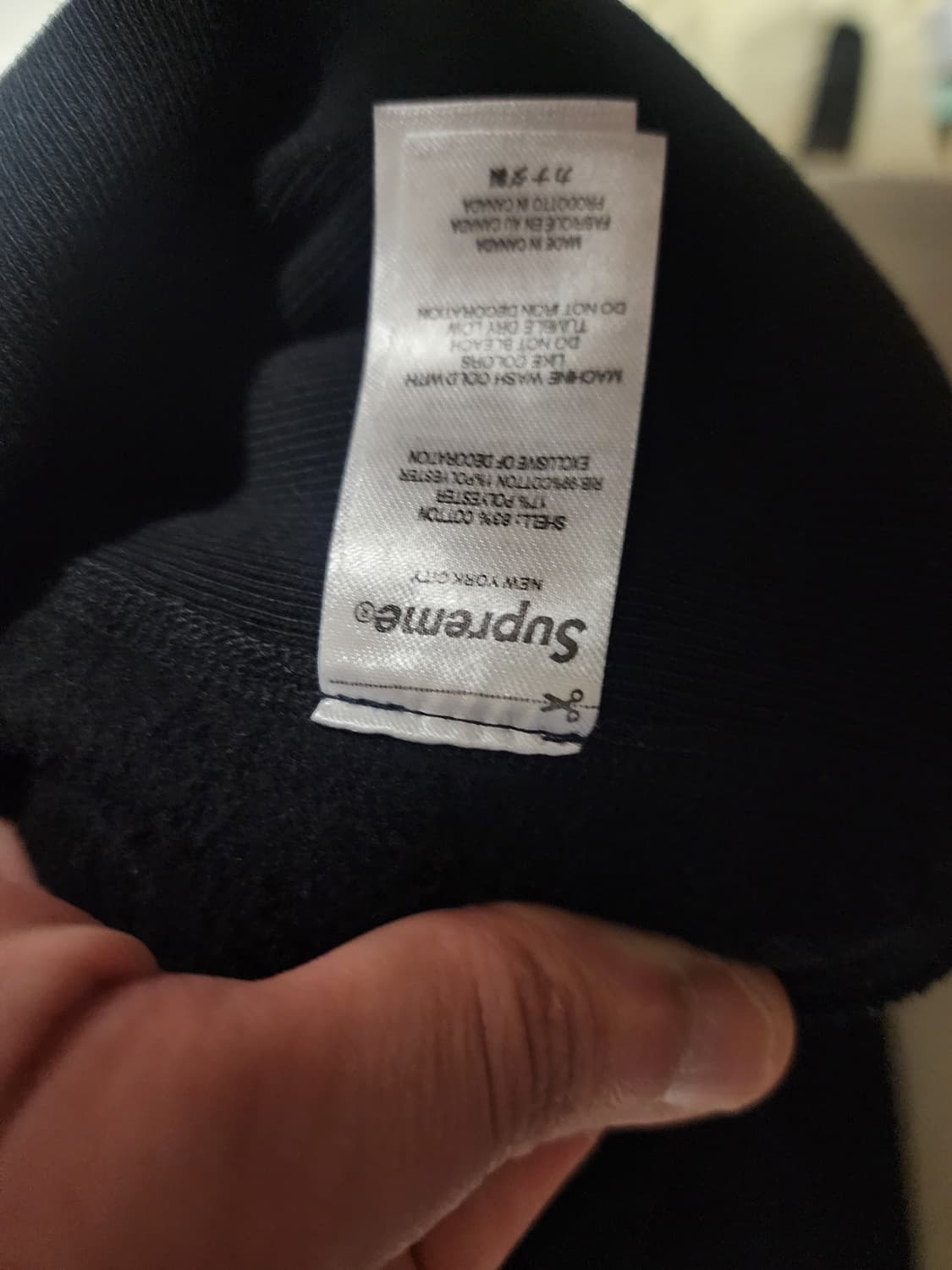 슈프림 크로스로고 후드 xl 상품이미지3