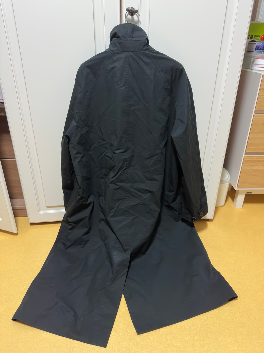 cos 코튼 트렌치 코트 블랙 50사이즈 상품이미지5