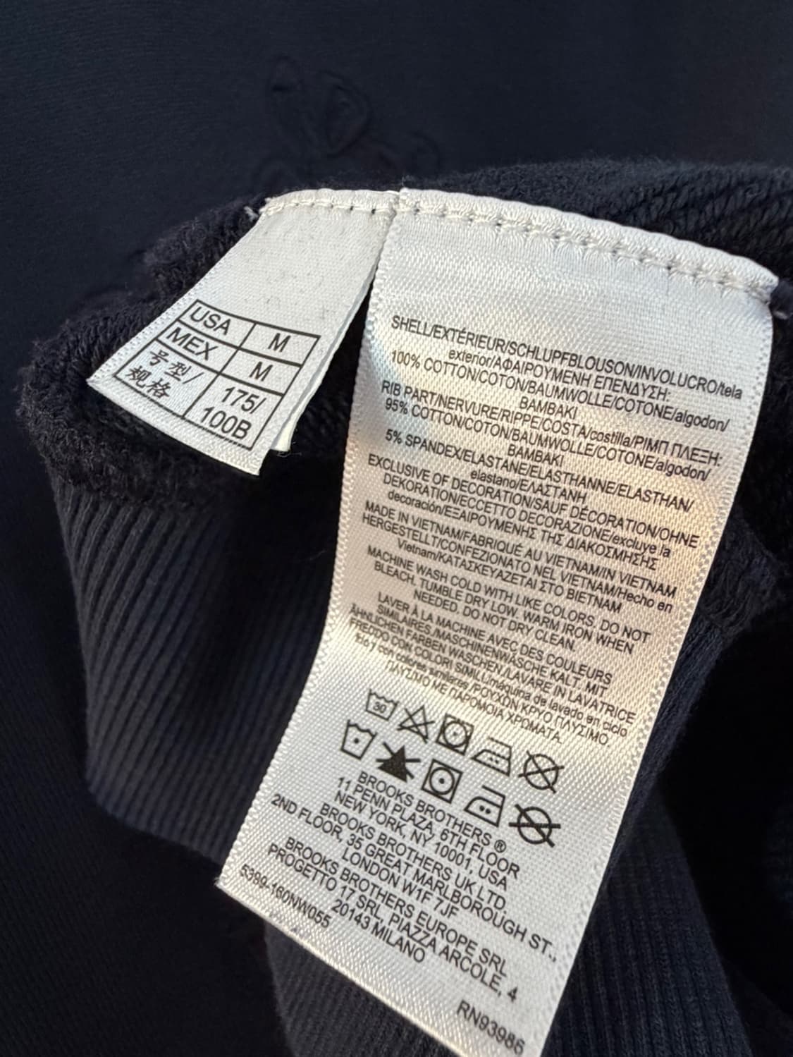 브룩스 브라더스 네이비 스웻셔츠  상품이미지7