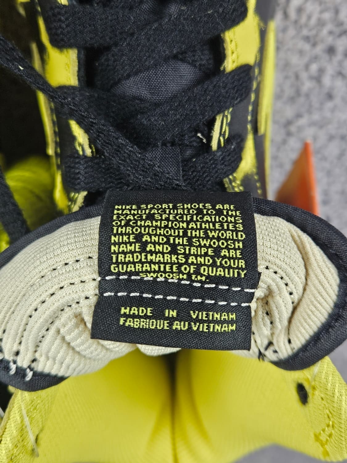 나이키 덩크하이 SP 옐로우애시드워시 스니커즈 (260MM)/ 10785 상품이미지8