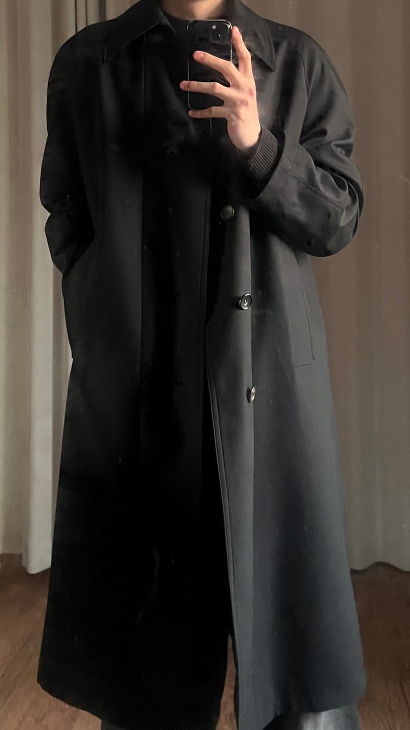 벨리에 발마칸 코트 블랙 L 상품이미지2