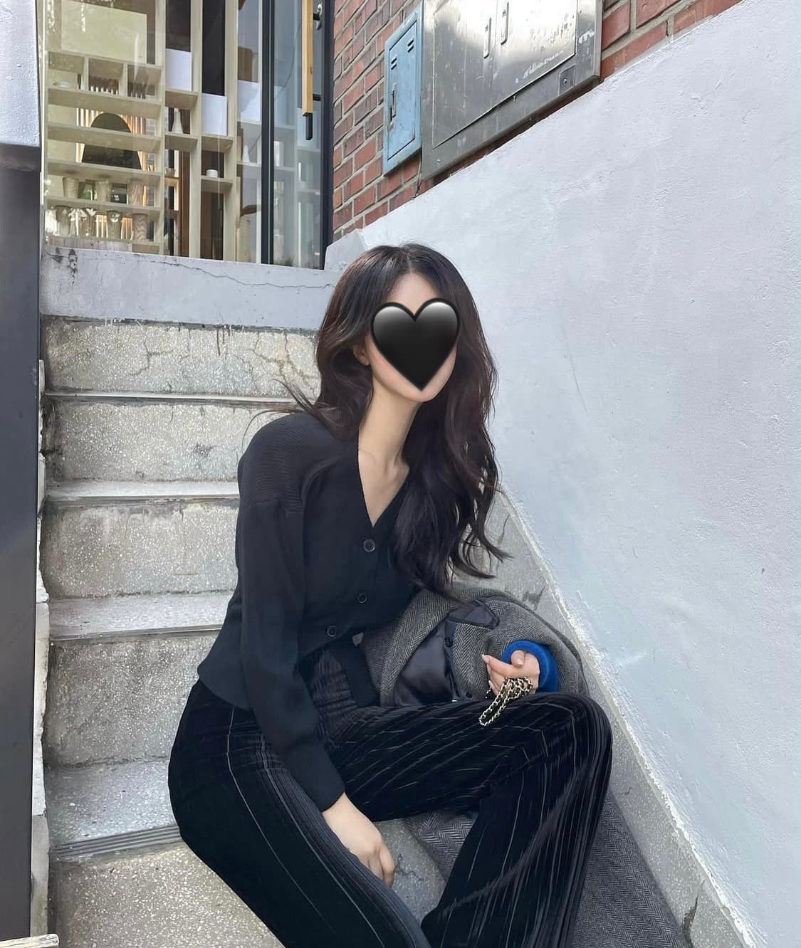 새상품 ) 임블리 글래머라인 블랙가디건 상품이미지1