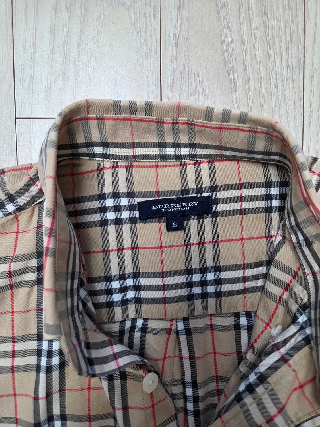 버버리 런던 클래식 노바체크 셔츠 (황금사이즈 S/95-100) 상품이미지6