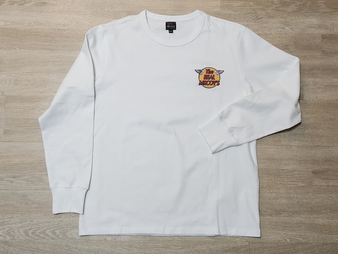 (XL) 리얼맥코이 롱슬리브 로고 상품이미지1