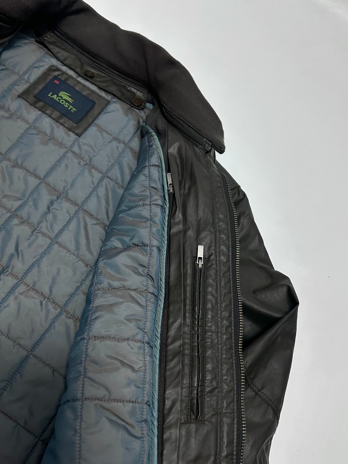 라코스테 오일코팅 블루종 왁스자켓 상품이미지8