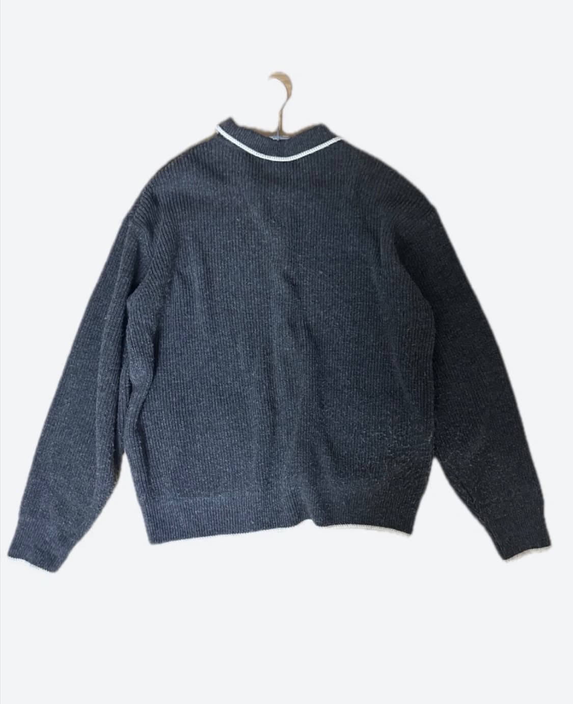 빈티지 pino 차컬그레이 니트가디건 상품이미지2