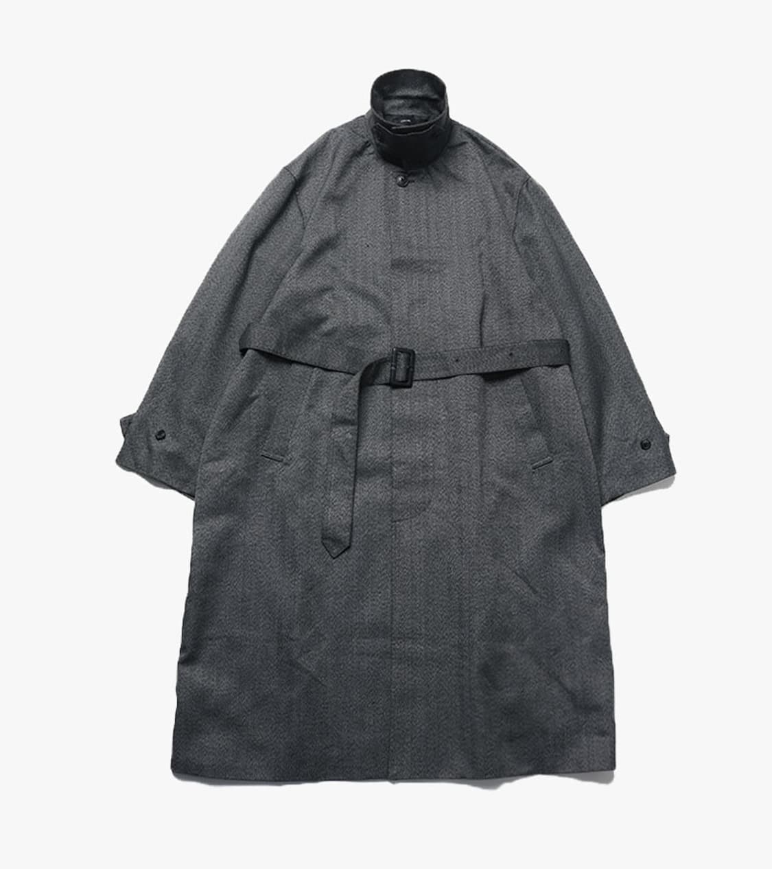 CALLNE - WOOL BLEND HERRINGBONE COAT 상품이미지1