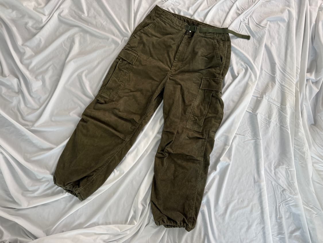 노스페이스 퍼플라벨 와이드 카고 코듀로이 팬츠 나나미카 상품이미지1