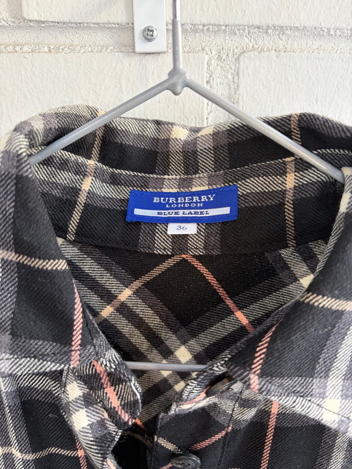 버버리 블루라벨 체크 7부 반팔 원피스 상품이미지2