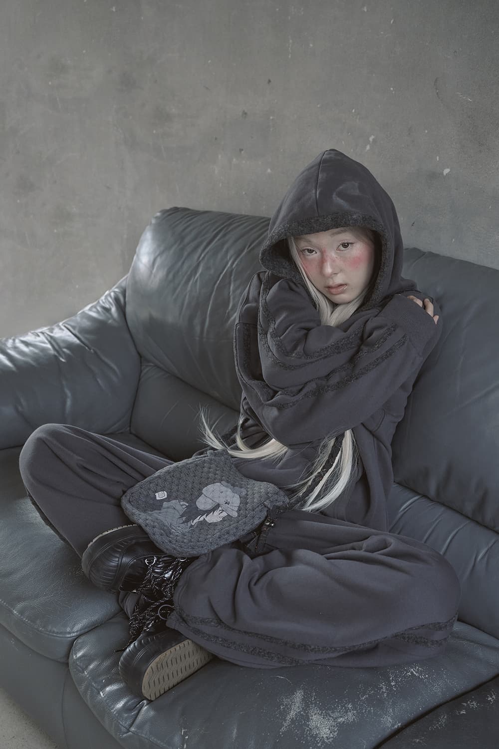 HUGYOURSKIN X JUBA printed mini bag  상품이미지4