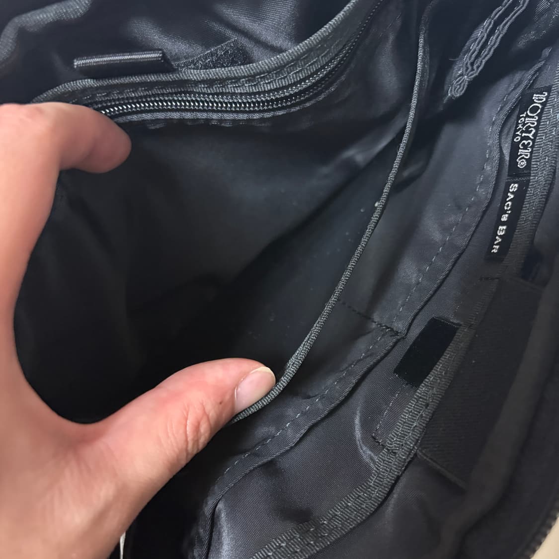Porter x SAC’s Bar 블랙 숄더백 상품이미지10