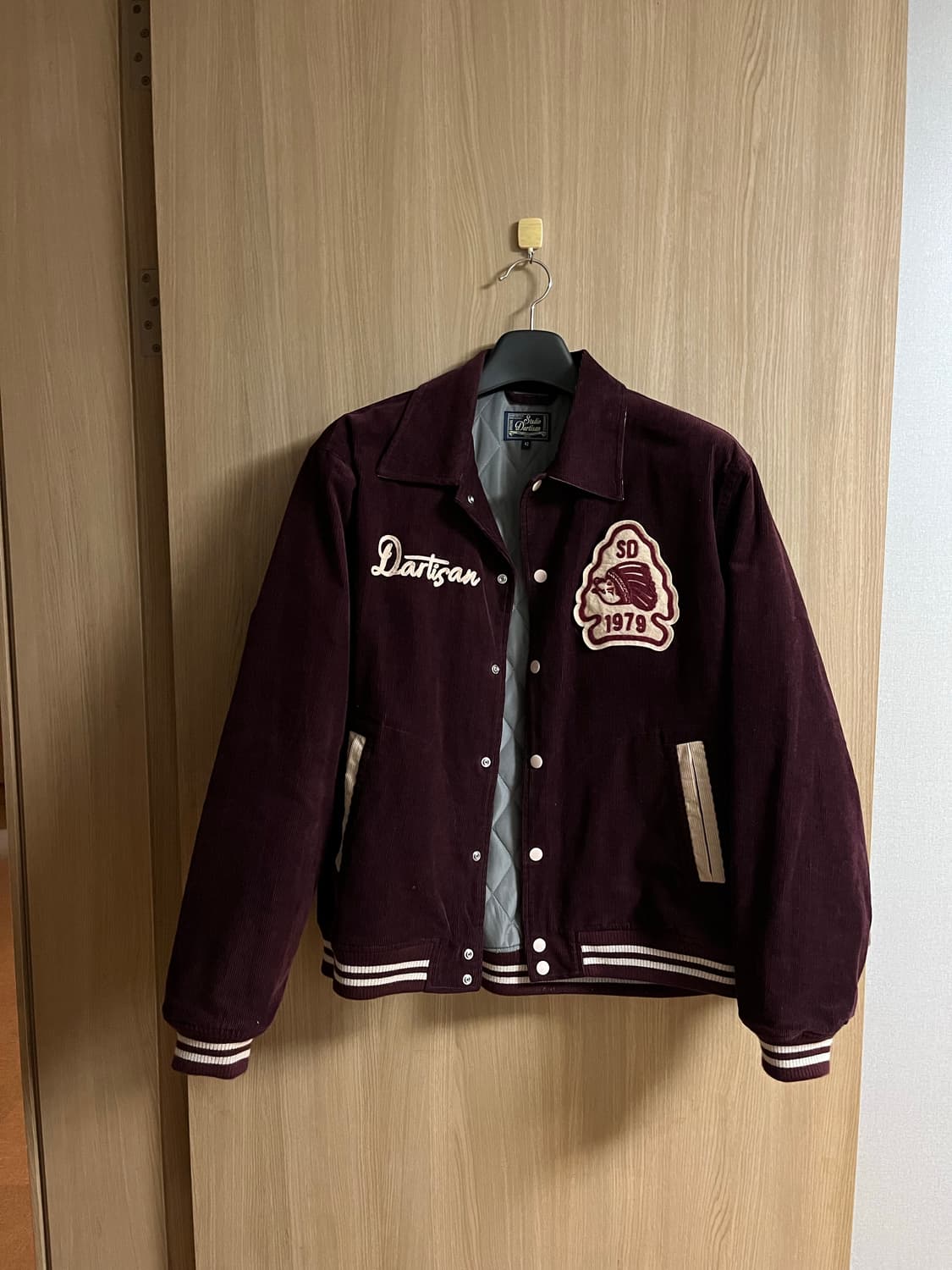 스튜디오 다치산 코듀로이 스타디움 자켓 상품이미지1