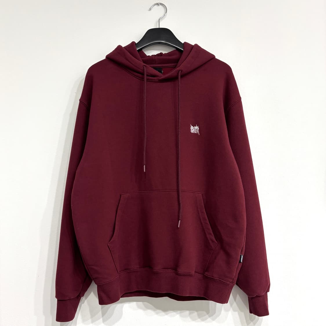 브라운브레스 버건디색 후드티 상품이미지2