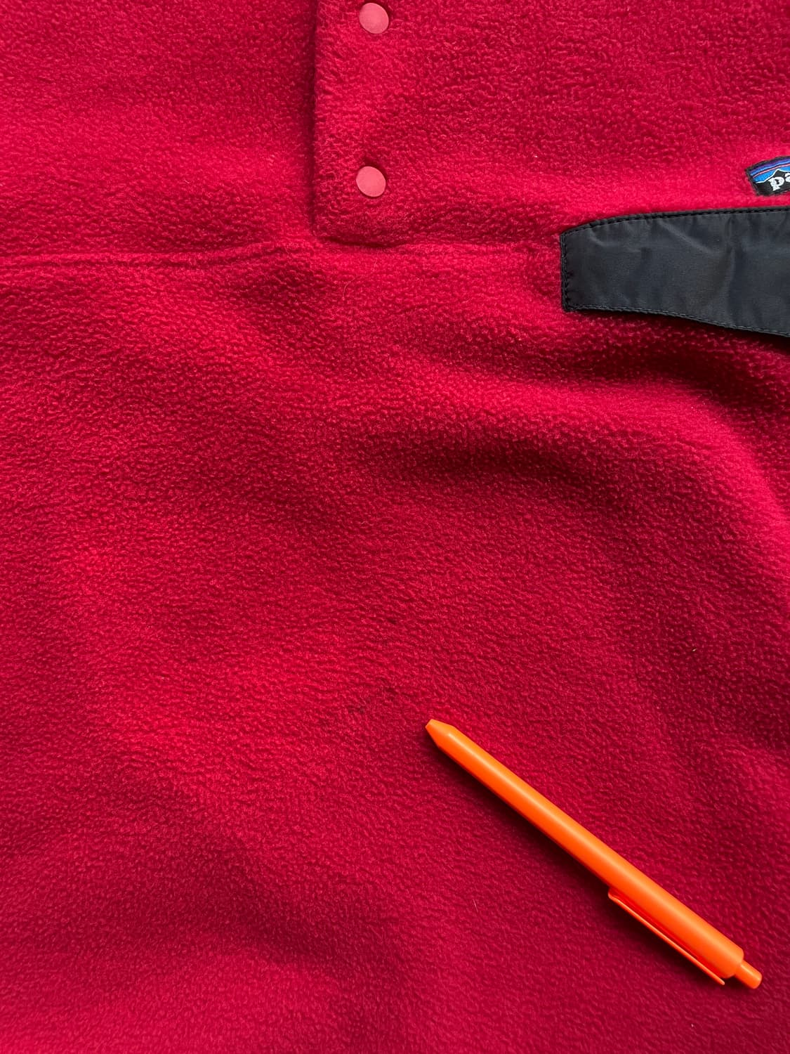 90s 파타고니아 신칠라 레드 블랙 상품이미지6