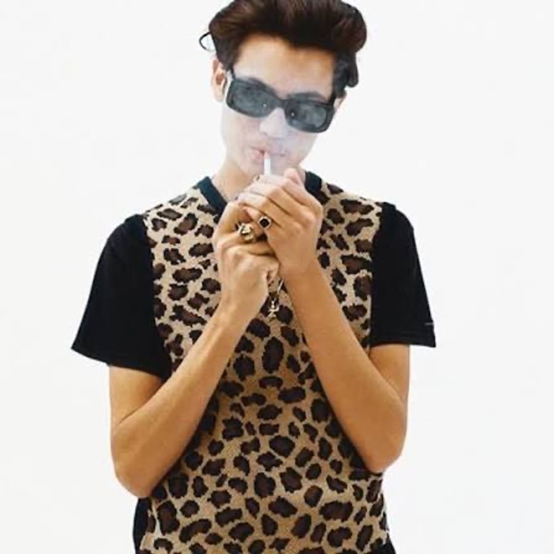 M) 슈프림 레오파드 베스트 상품이미지2