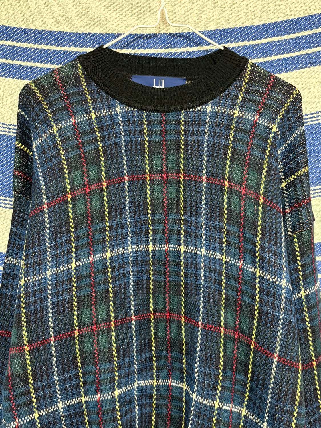 던힐 골프 울 멀티 타탄체크 니트 상품이미지2