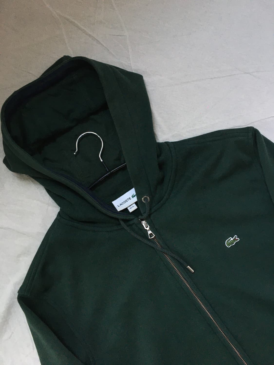 라코스테 자수패치 후드집업 상품이미지4