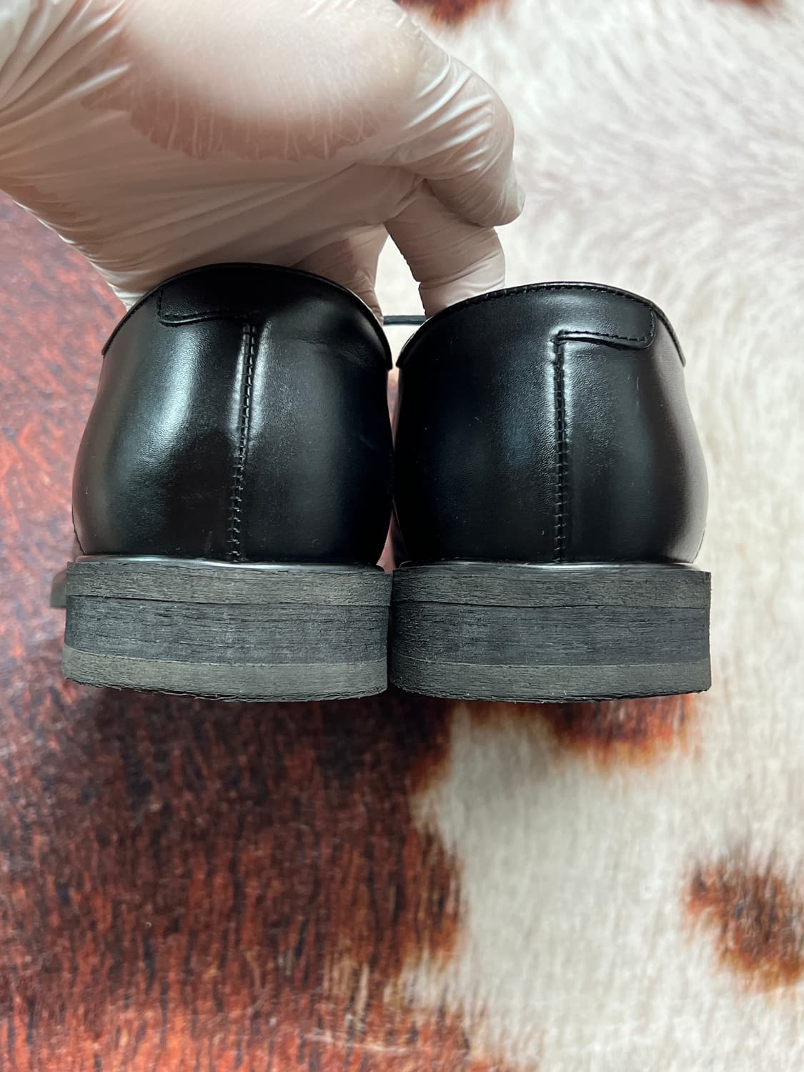 [255] 조셉트 비브람솔 더비 슈즈 블랙 상품이미지4