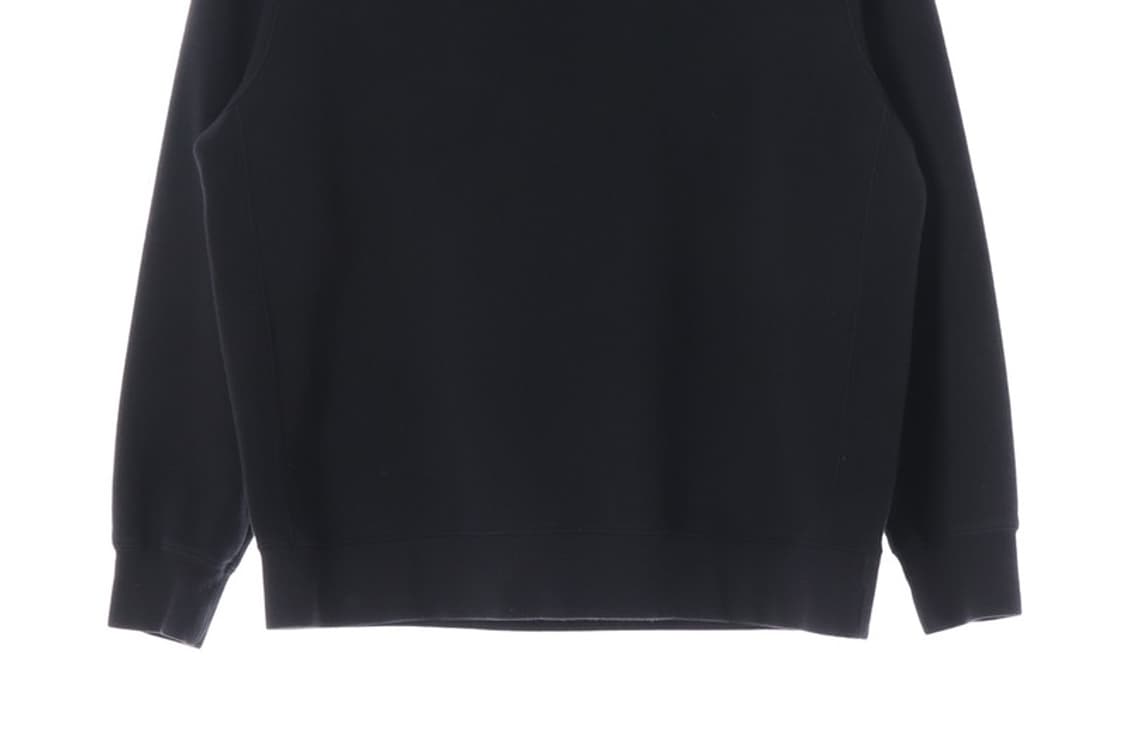 나이키 에센셜 스몰 스우시 블랙 맨투맨 M 상품이미지4