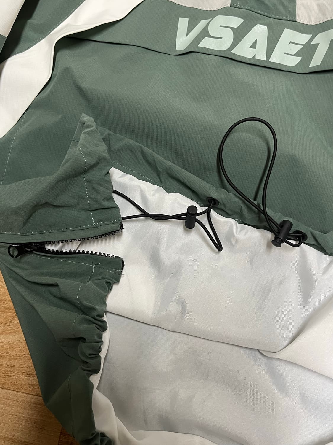 더로우머 배색 후드 아노락 XL 상품이미지3