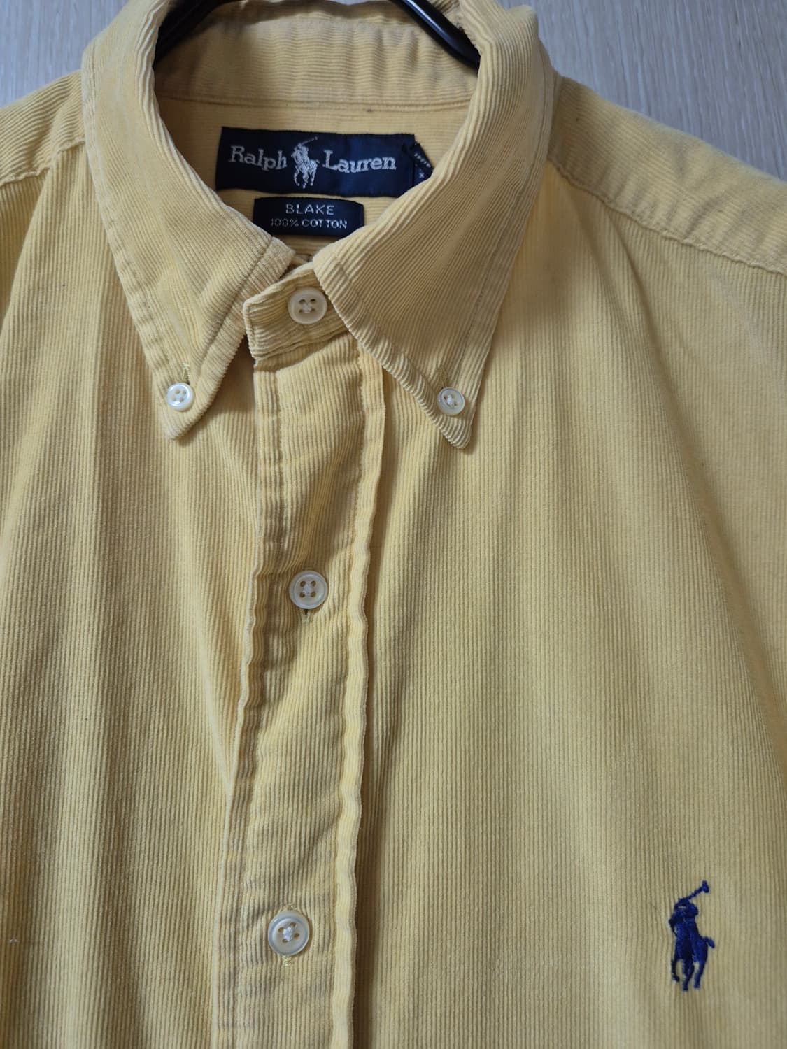 폴로 랄프로렌  코듀로이 셔츠 남방 옐로우 M 남성 상품이미지3