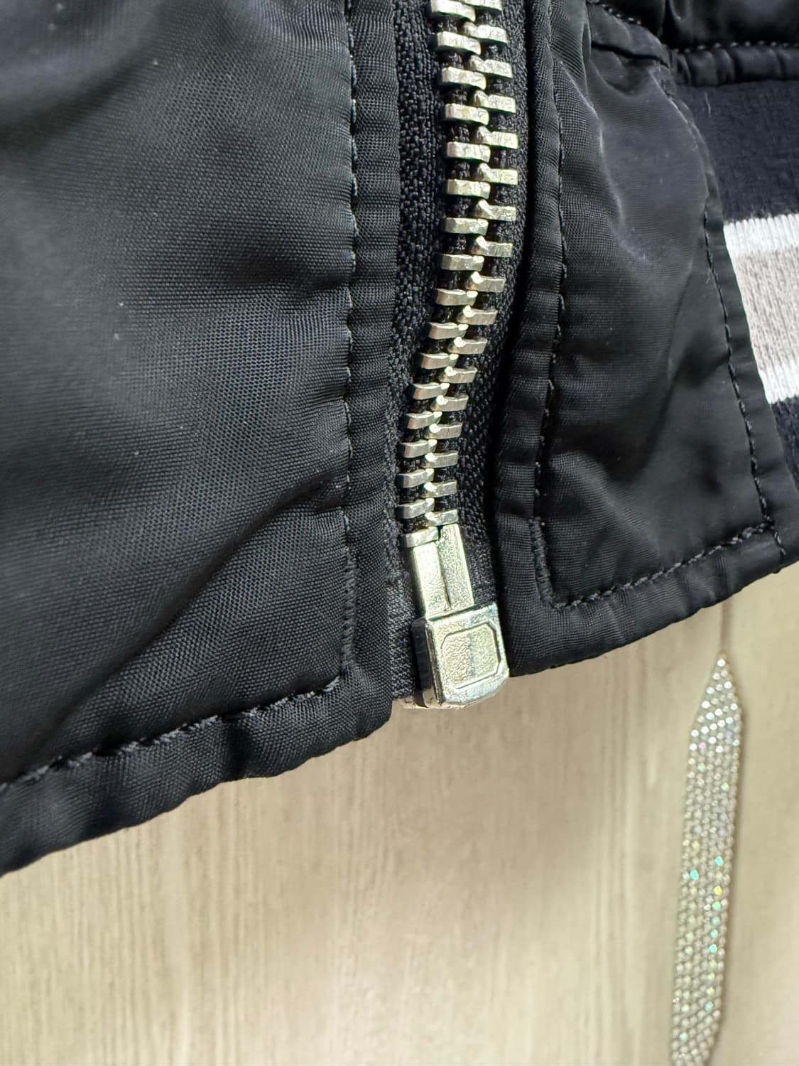 (L) 슈프림 세컨드 투 논 MA-1 자켓 블랙 상품이미지6