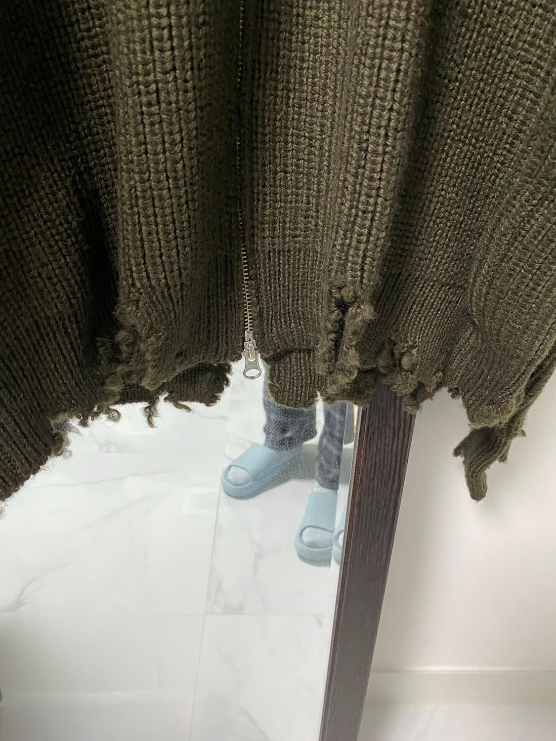 Surface Edition 니트집업 상품이미지3