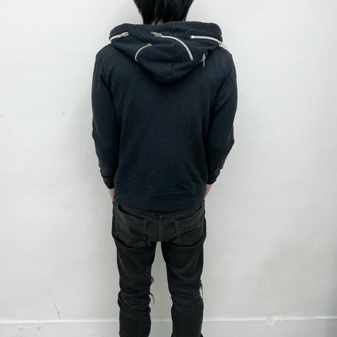 Semantic design multi zip hood jacket  상품이미지1