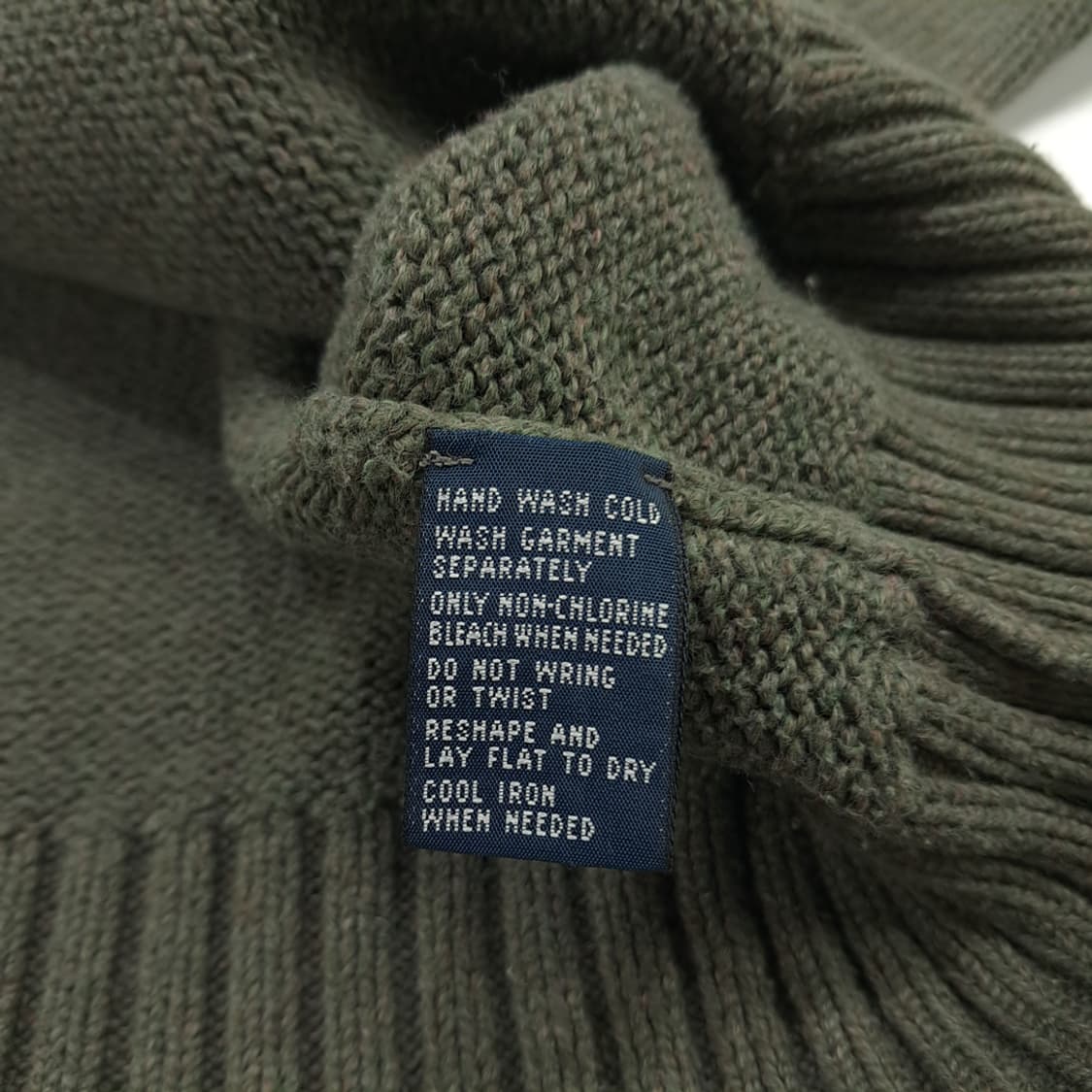 CN664 L-XL 폴로 랄프로렌 더스티그린 라운드 긴팔 니트 스웨터 상품이미지6