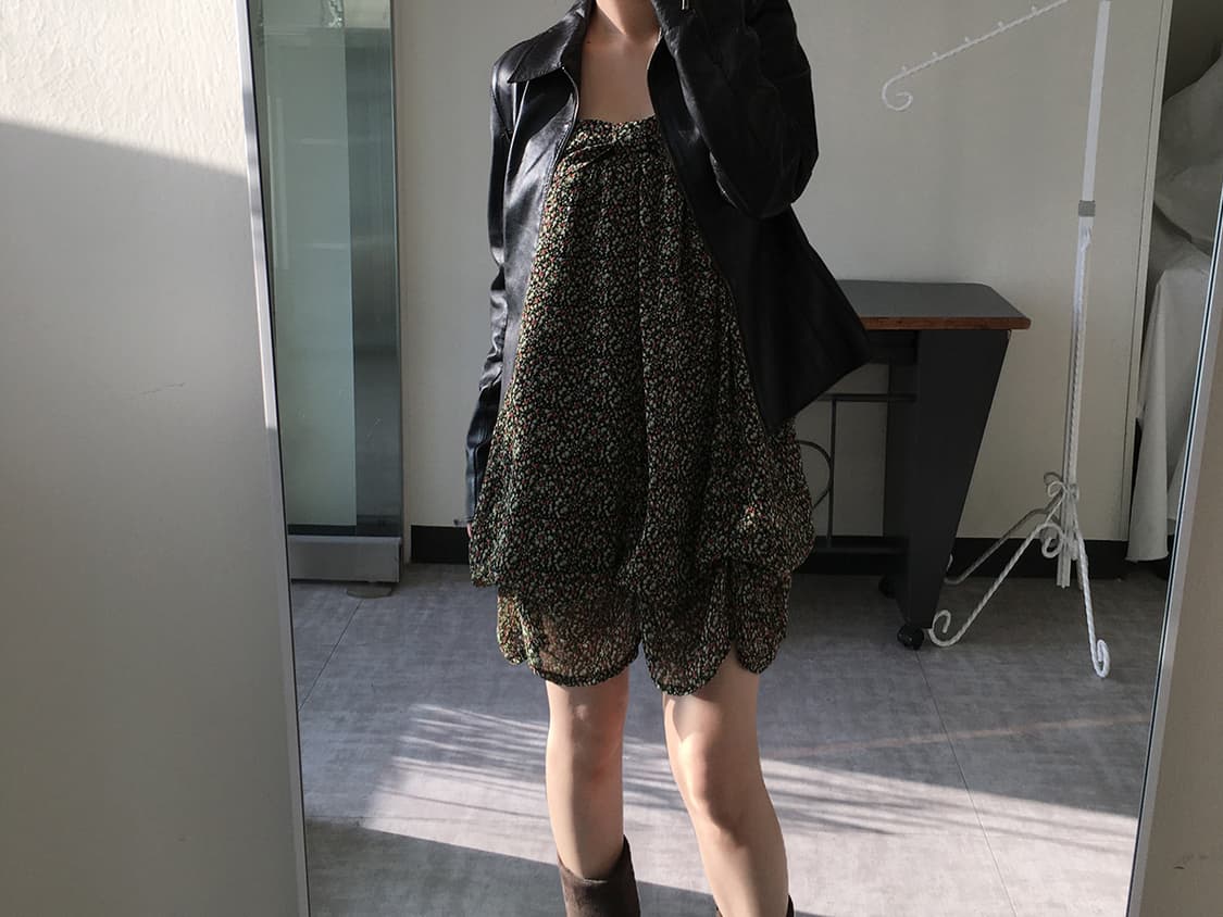 floral chiffon dress 상품이미지3