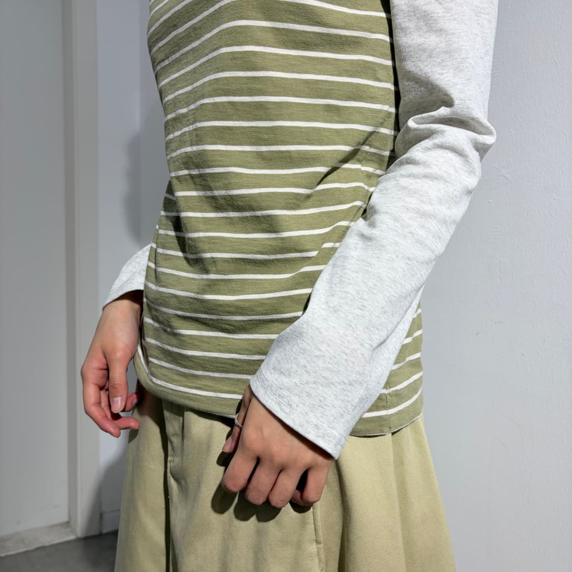 45rpm 카키 슬리브리스 민소매 상품이미지2